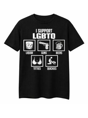 I Support LGBTQ Shirt, Funny Meme Shirt Unisex Shirt, Trendy Shirt,